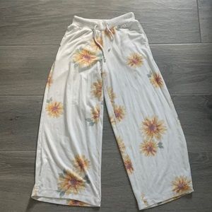 soft sunflower lounge pants